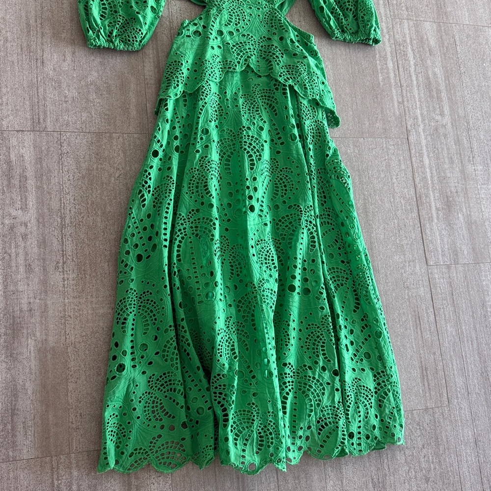 Farm Rio Green Dress size XXS NWT - Picture 6 of 9